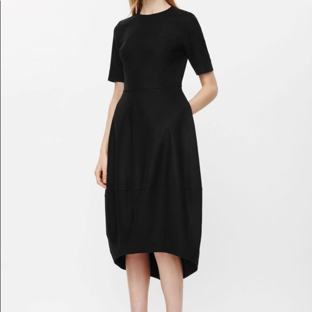 COS Cotton-silk Cocoon Dress